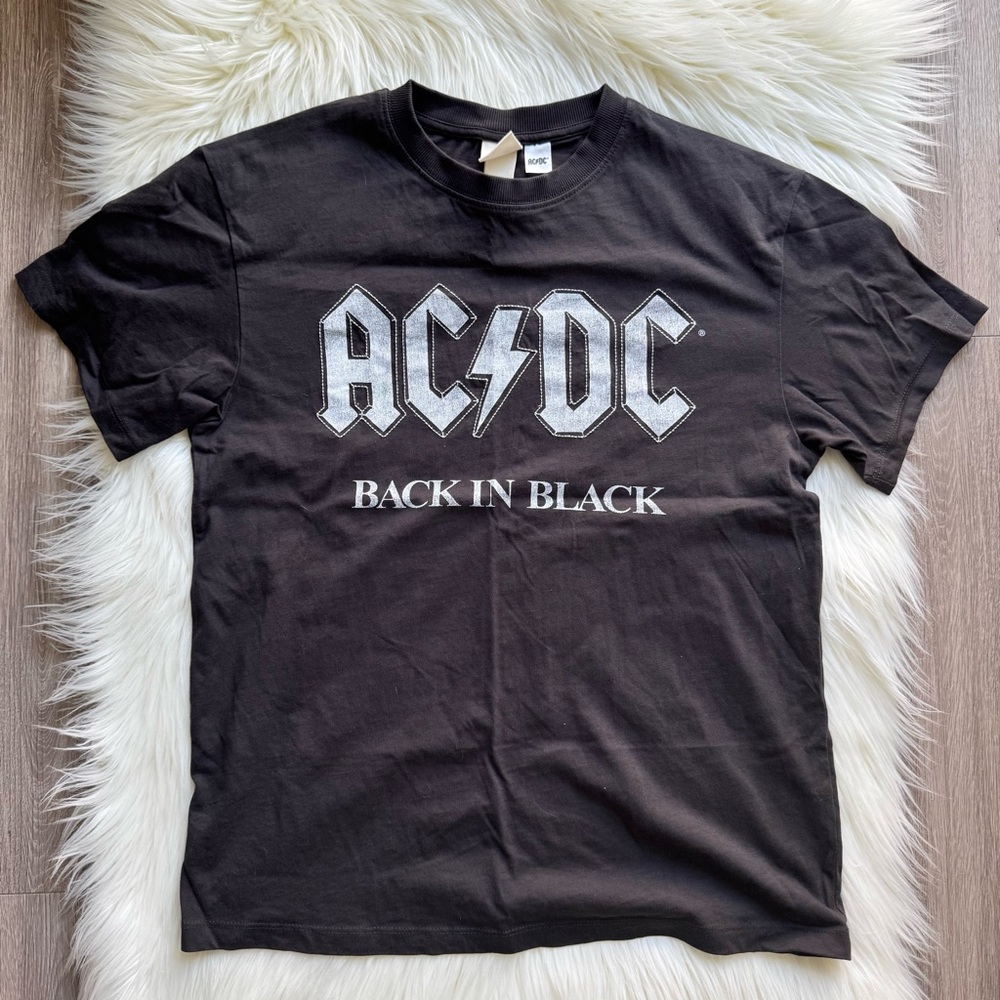 AC/DC Gray Graphic T-Shirt